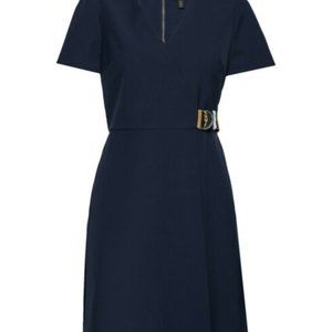 Ted Baker V-neck mock wrap dress Size 3 (8-10 US )
